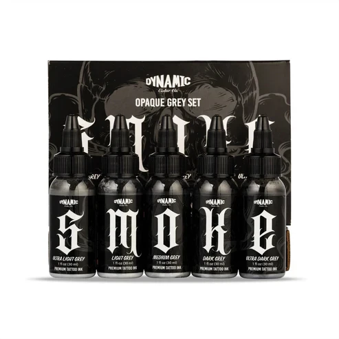 Dynamic Smoke Opaque Grey Set 5 x 1oz Bottles
