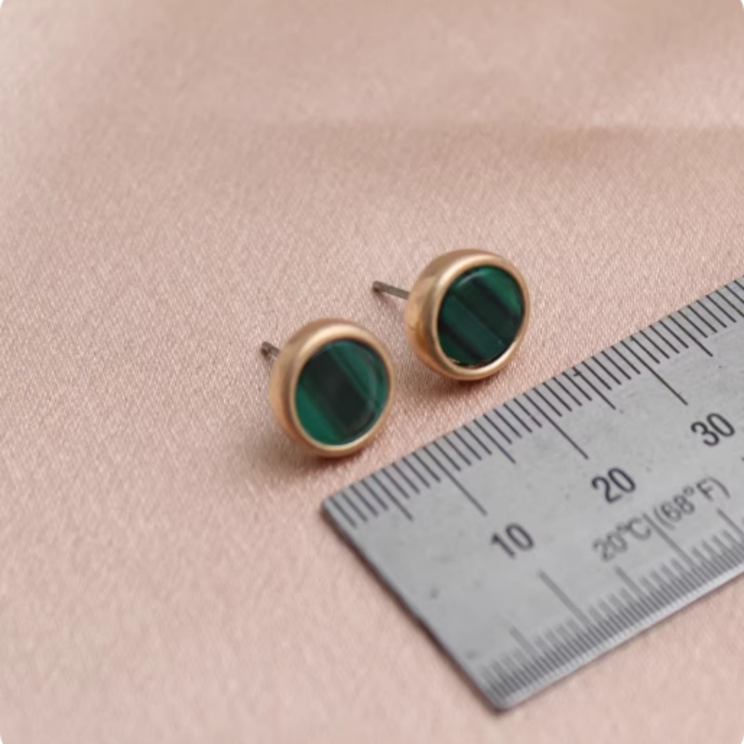 Earrings Inlaid With Rhinestones For Daily Use