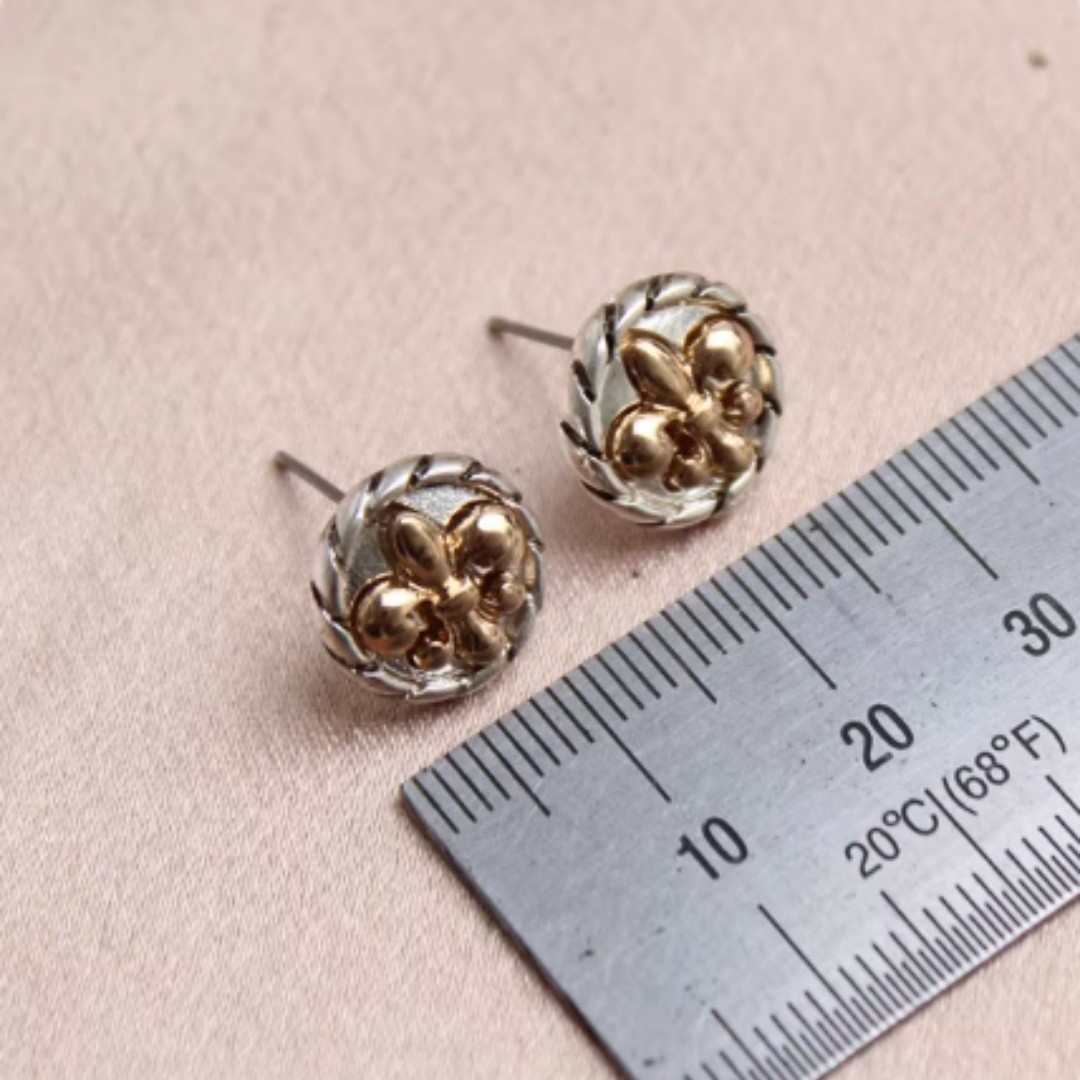 Earrings Inlaid With Rhinestones For Daily Use