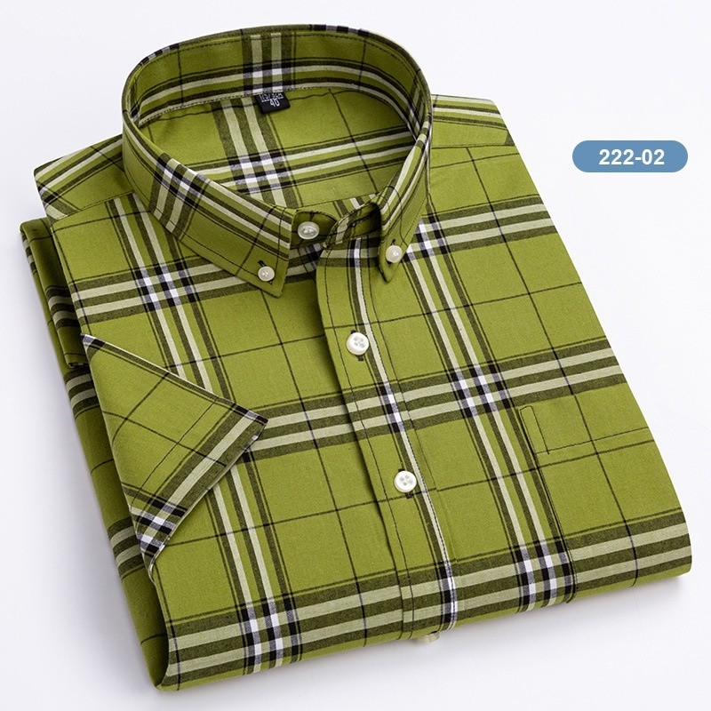 Summer Fashion Casual Men's Shirt Plaid