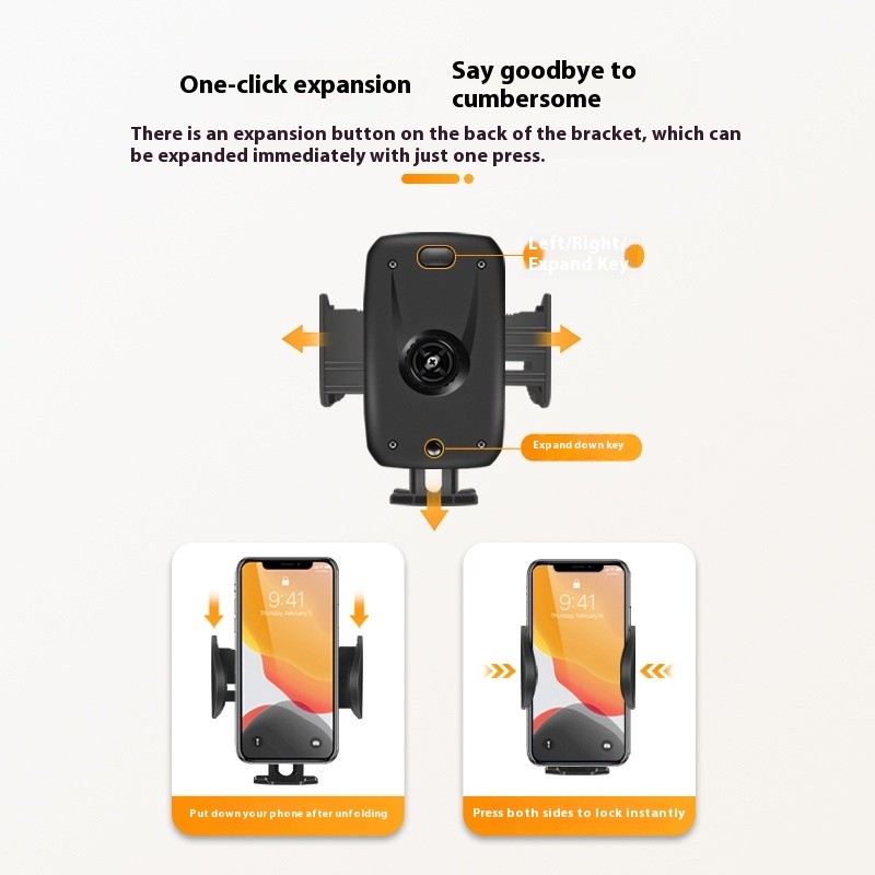 Carbon Fiber Suction Cup Car Phone Holder