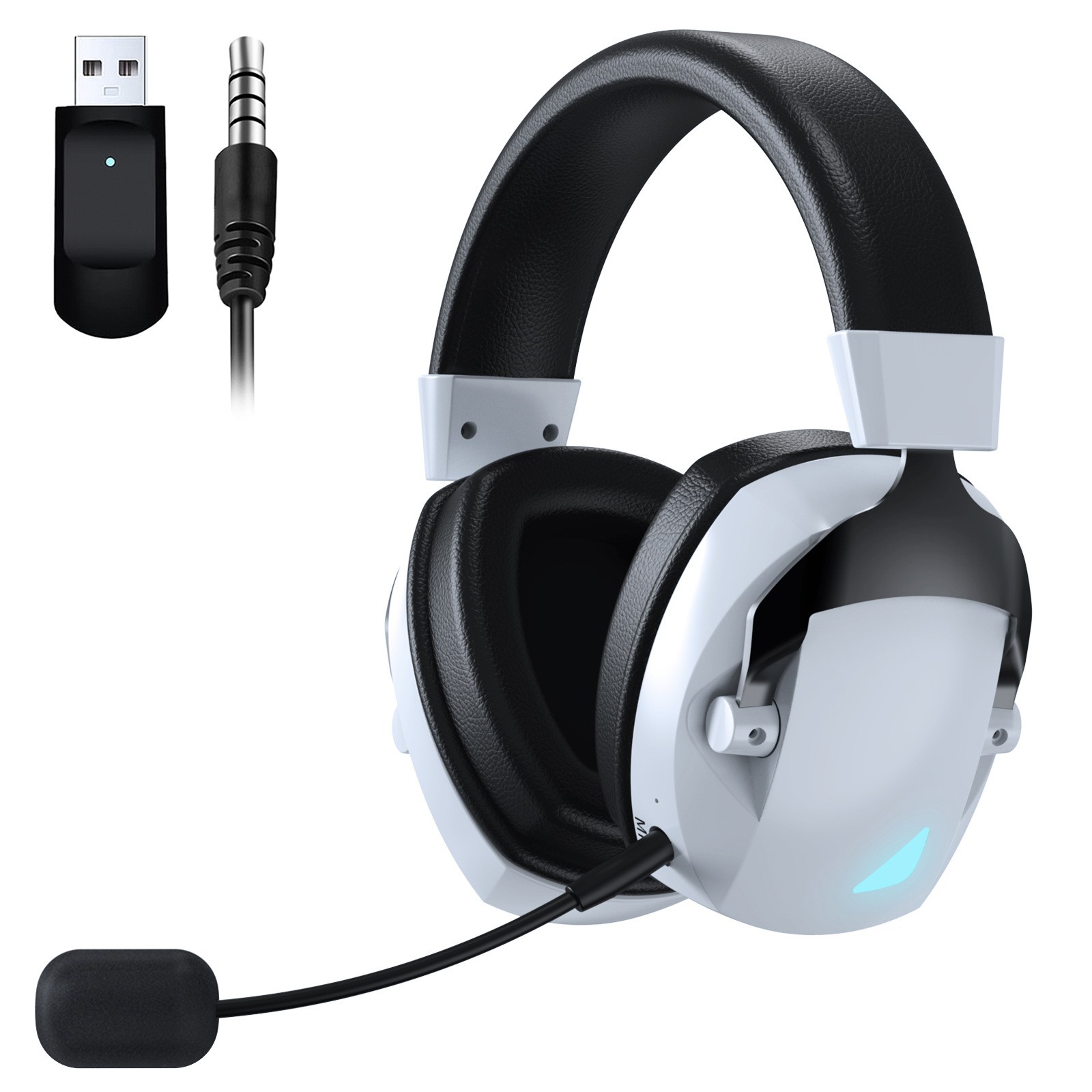 Cross-Border Over-Ear Bluetooth Headphones With Wireless Microphone - 2.4G Dual-Mode, Specialized For E-Sports, Gaming PCs & PS5