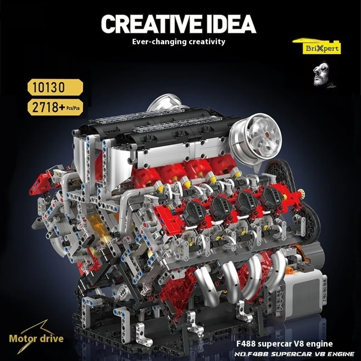 1 4 Scale Running V8 Engine Kit