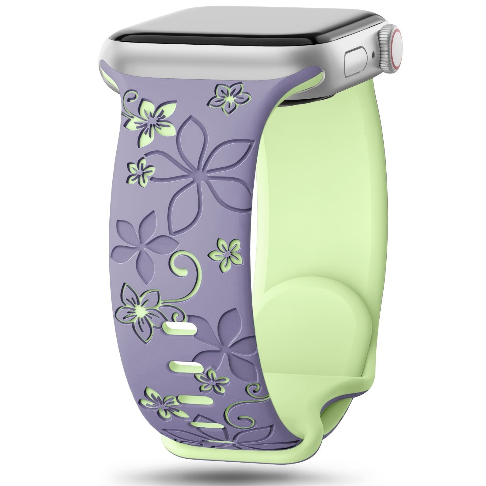 Two-tone Silicone Strap Bauhinia