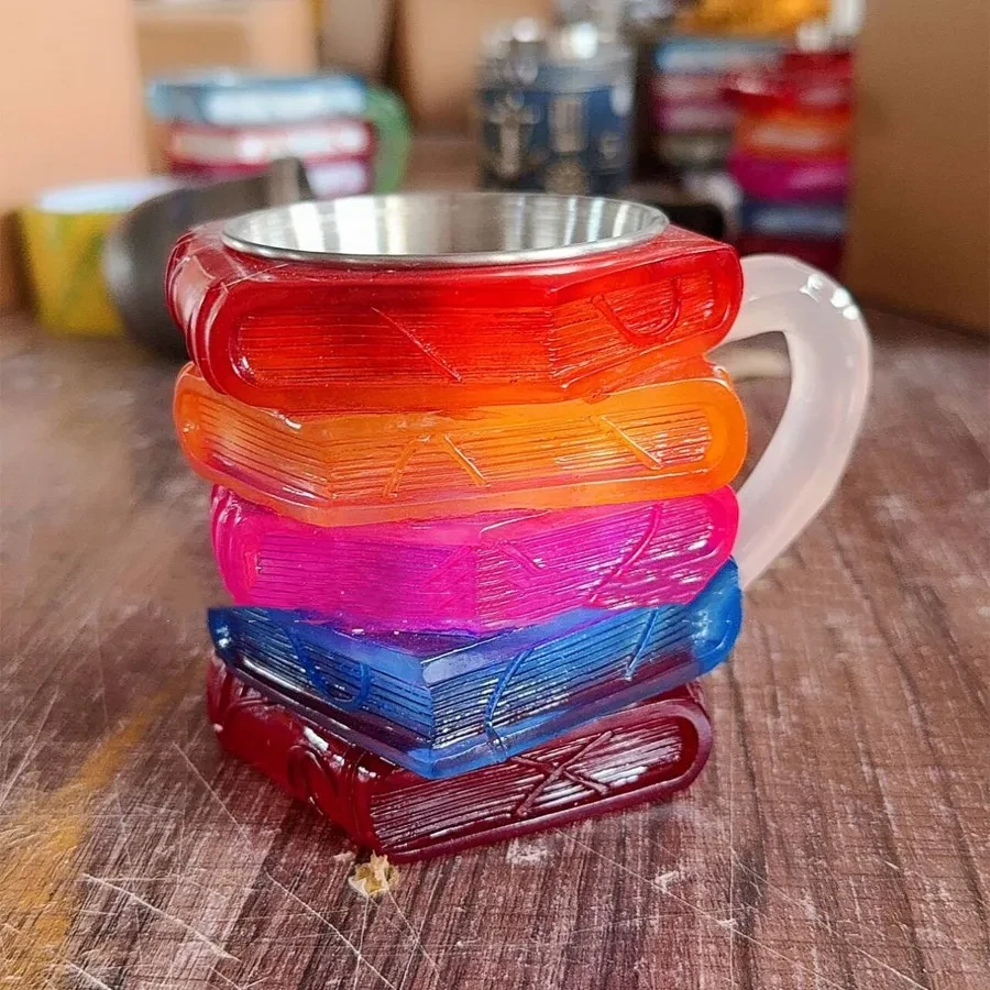 Painted Book Mark Coffee Cup