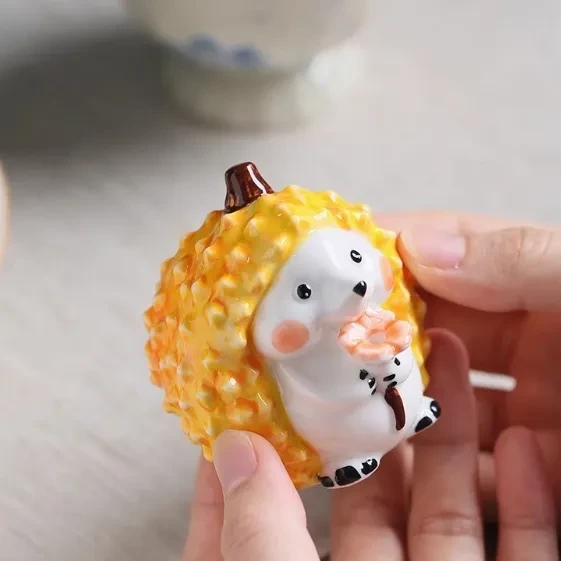 Durian Panda Ceramic Teaware Accessories Personality Creative