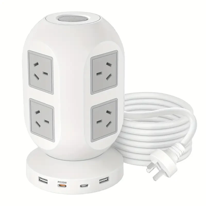 12-in-1 Tower Surge Protector Power Strip