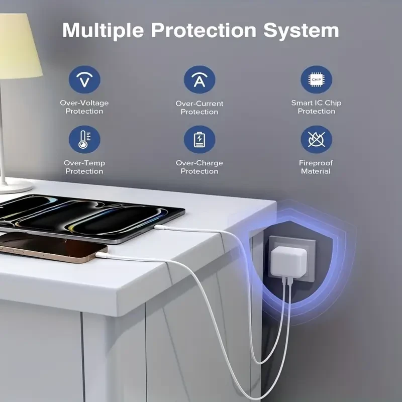 AU Plug 4-in-1 USB Charger Block