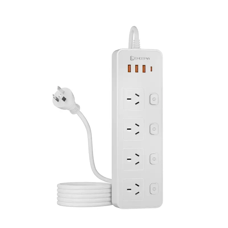 8-in-1 Power Socket - 3 USB Ports