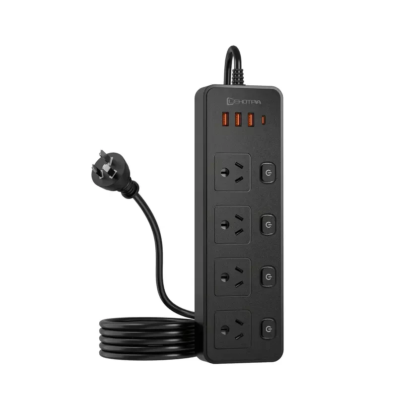 8-in-1 Power Socket - 3 USB Ports