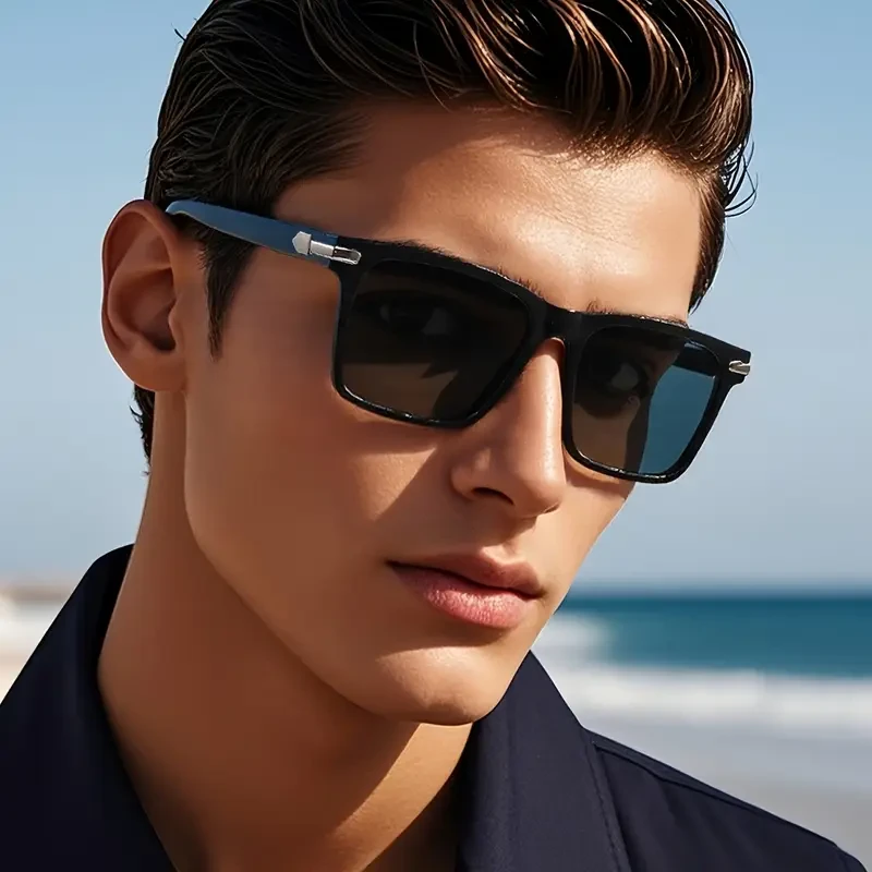Retro-Style Square Glasses for Men and Women - Trendy, Ultra-Light Design