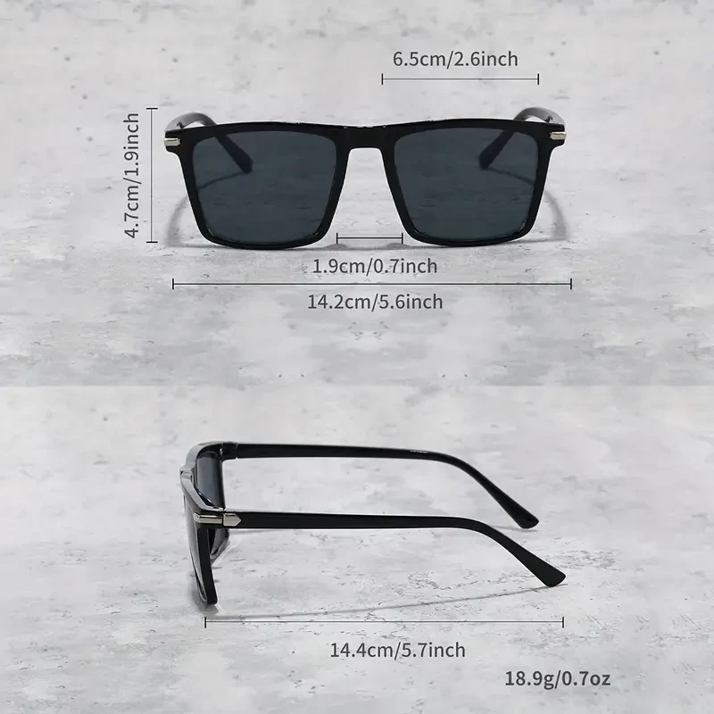 Retro-Style Square Glasses for Men and Women - Trendy, Ultra-Light Design