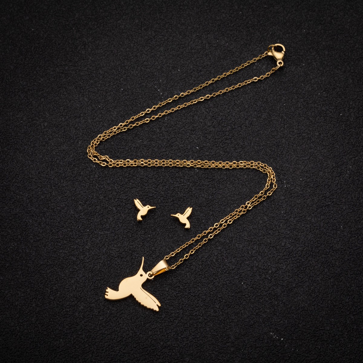 Cute Little Animal Stainless Steel Jewelry Set