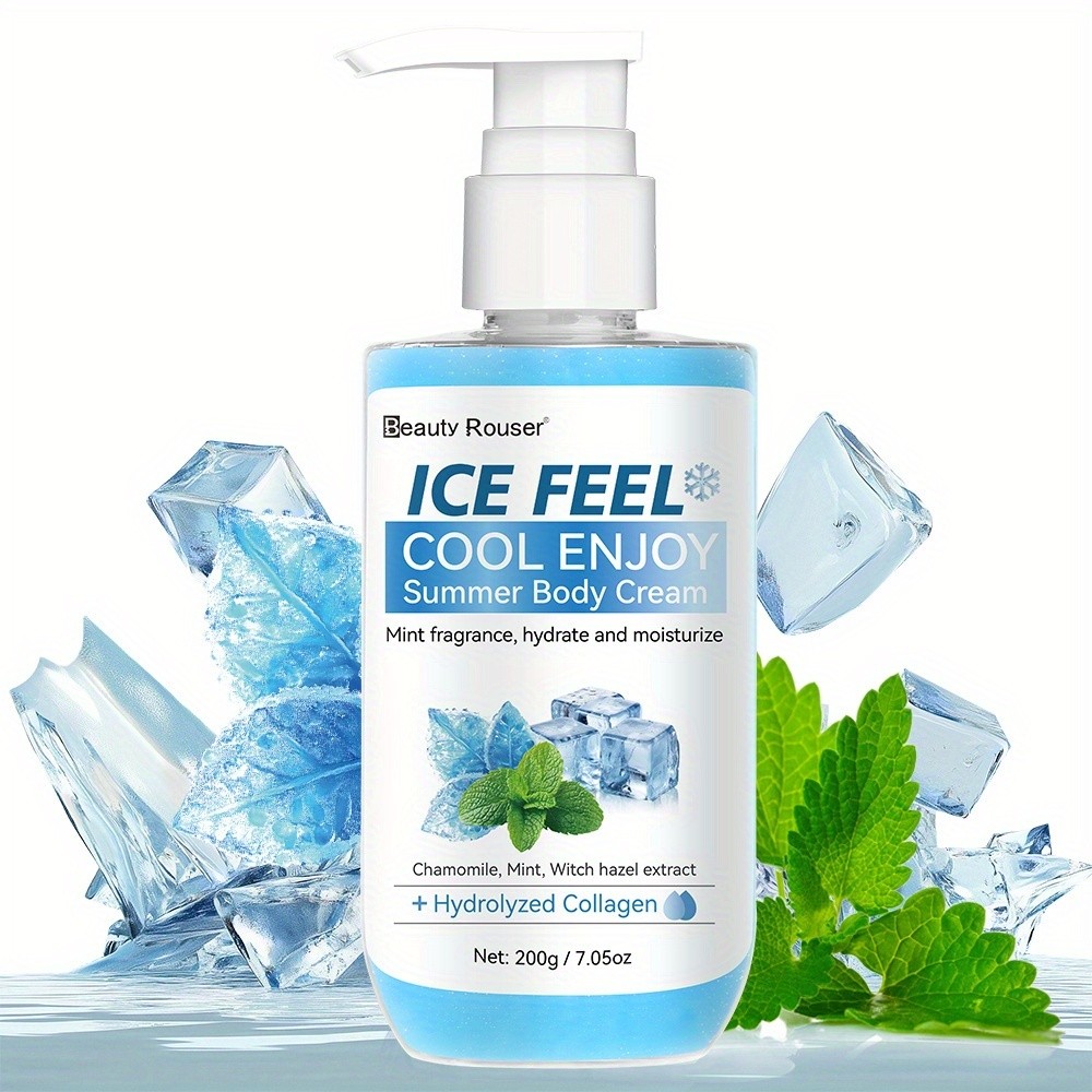 Beauty Rouser Cooling Summer Body Cream with Mint