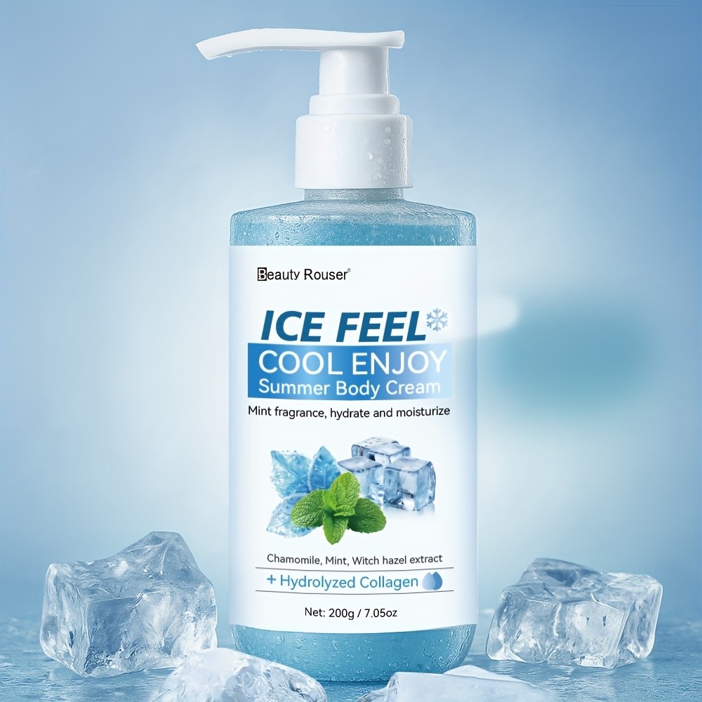 Beauty Rouser Cooling Summer Body Cream with Mint