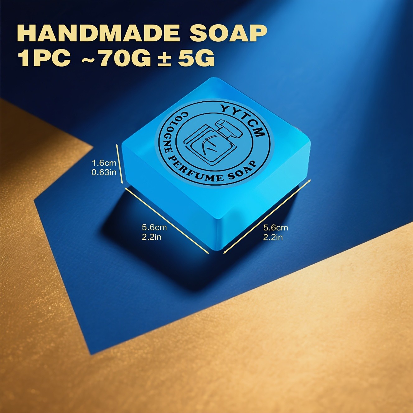 Mens Cologne Scented Soap with Shea Butter & Olive Oil