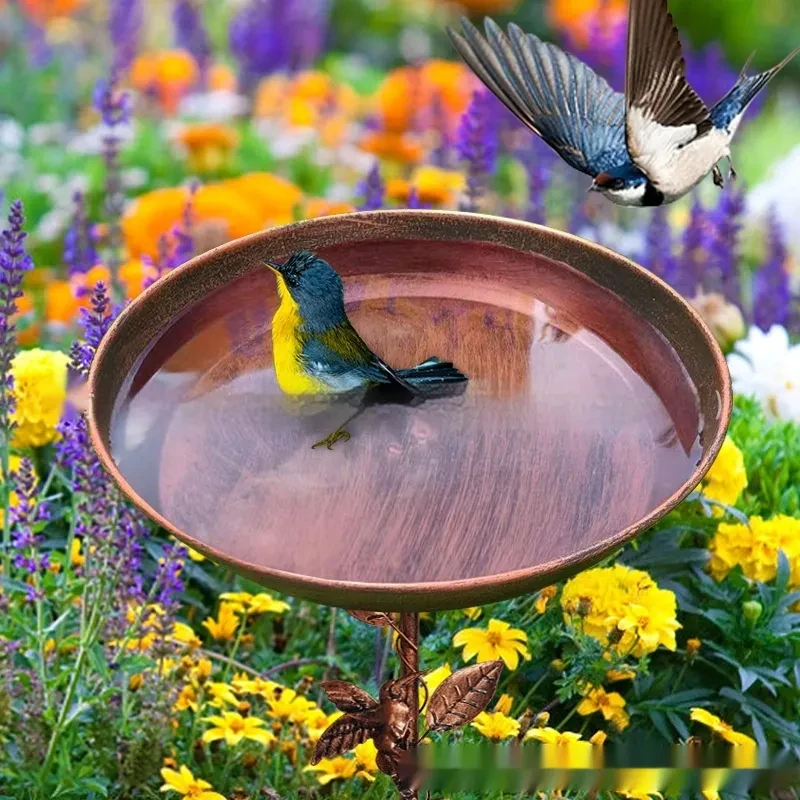 fish bird bath