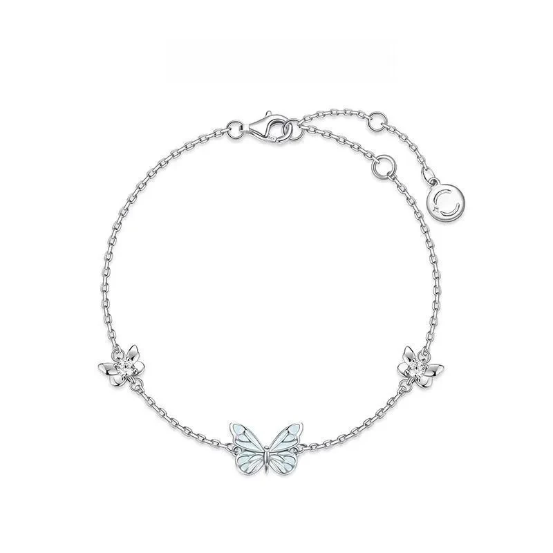 Luminous Dream Blue Butterfly Bracelet