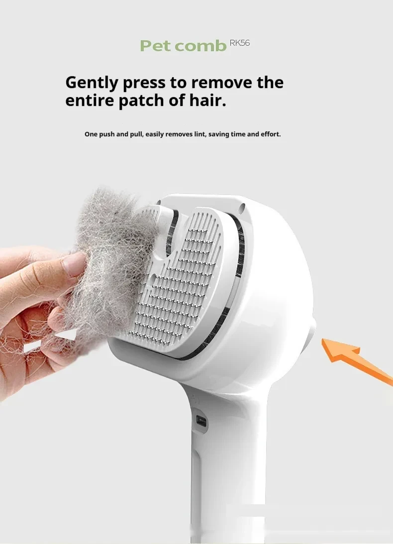 Premium Pet Brush with Steam Function