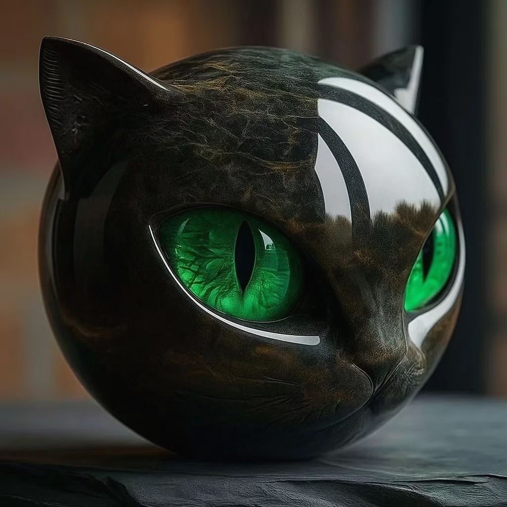 Fashion Personality New Resin Cat Stone