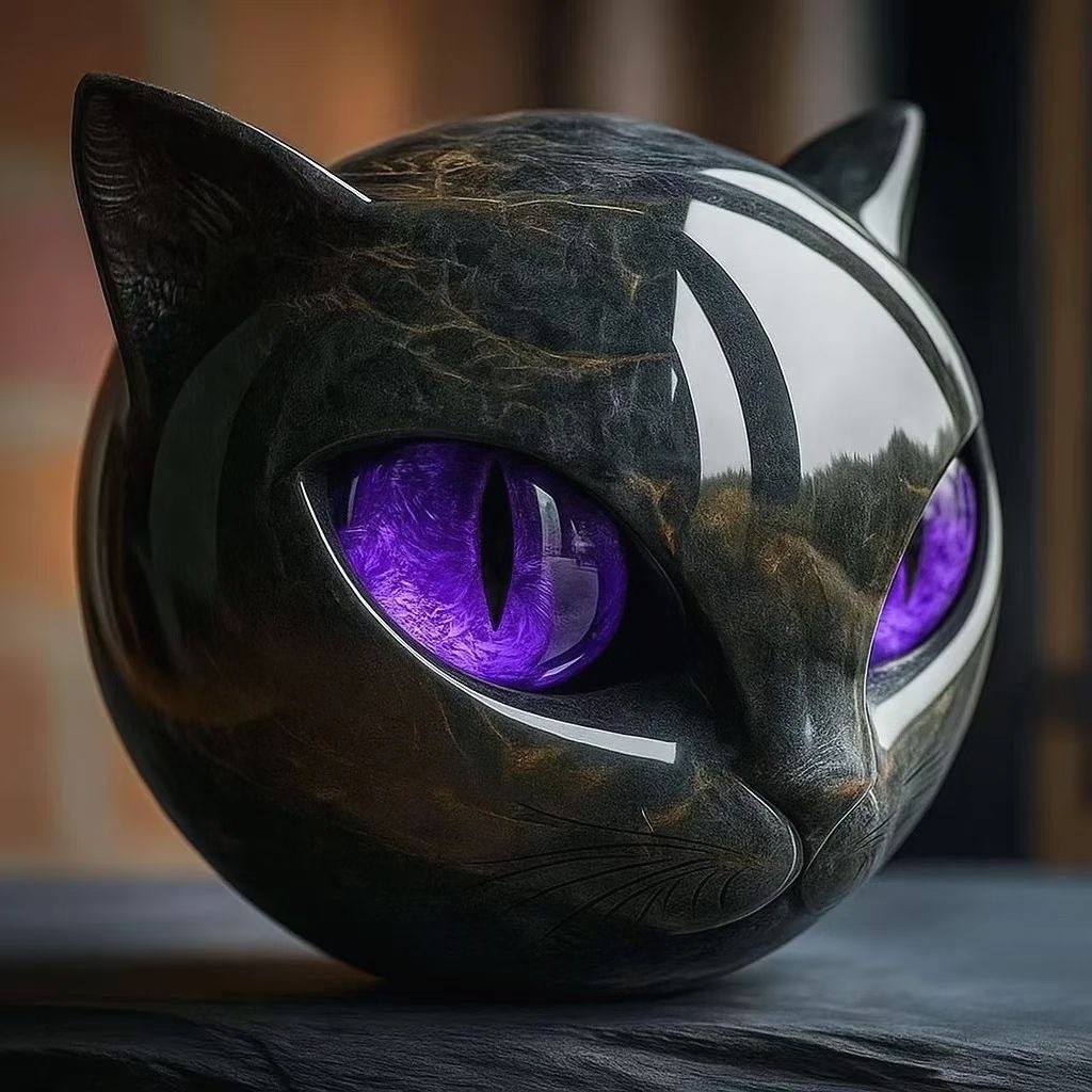 Fashion Personality New Resin Cat Stone