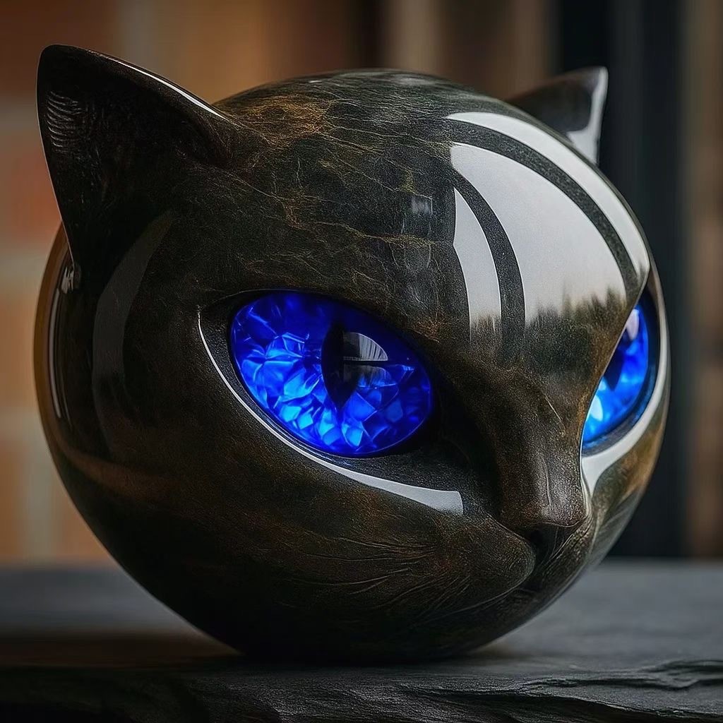 Fashion Personality New Resin Cat Stone