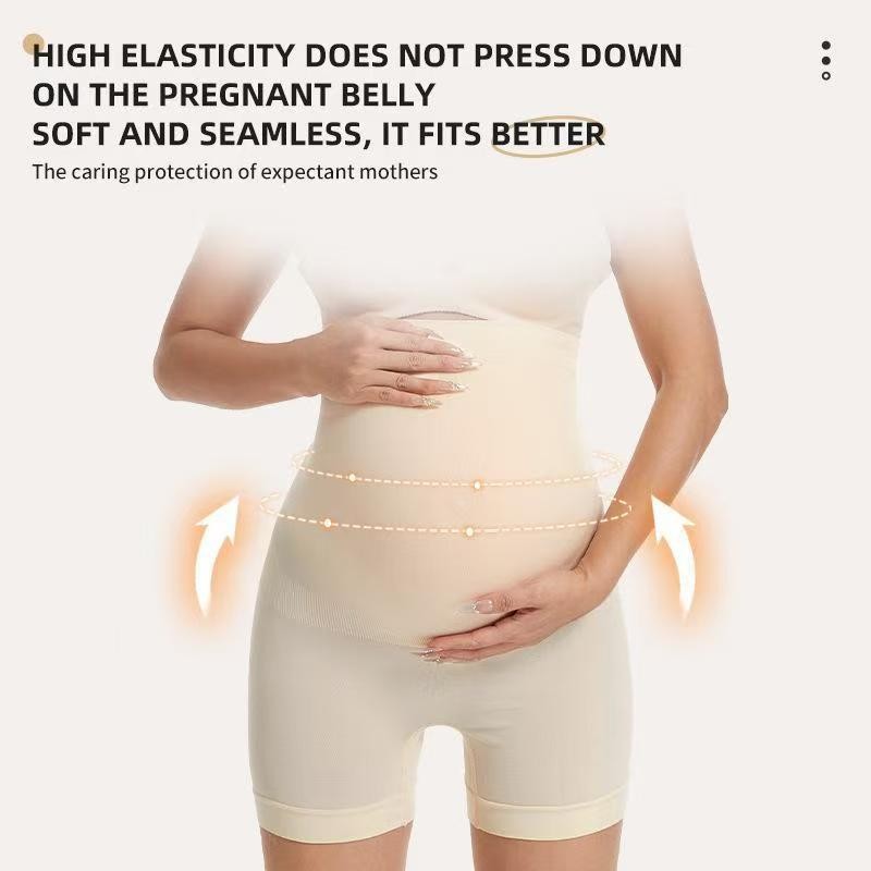 High Waist Belly Support Abdominal Pants Postpartum Body Shaping Bottoming Safety Pants