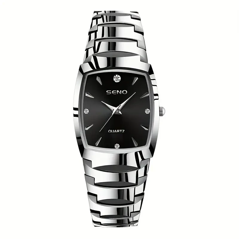 Retro Square Mens Business Watch
