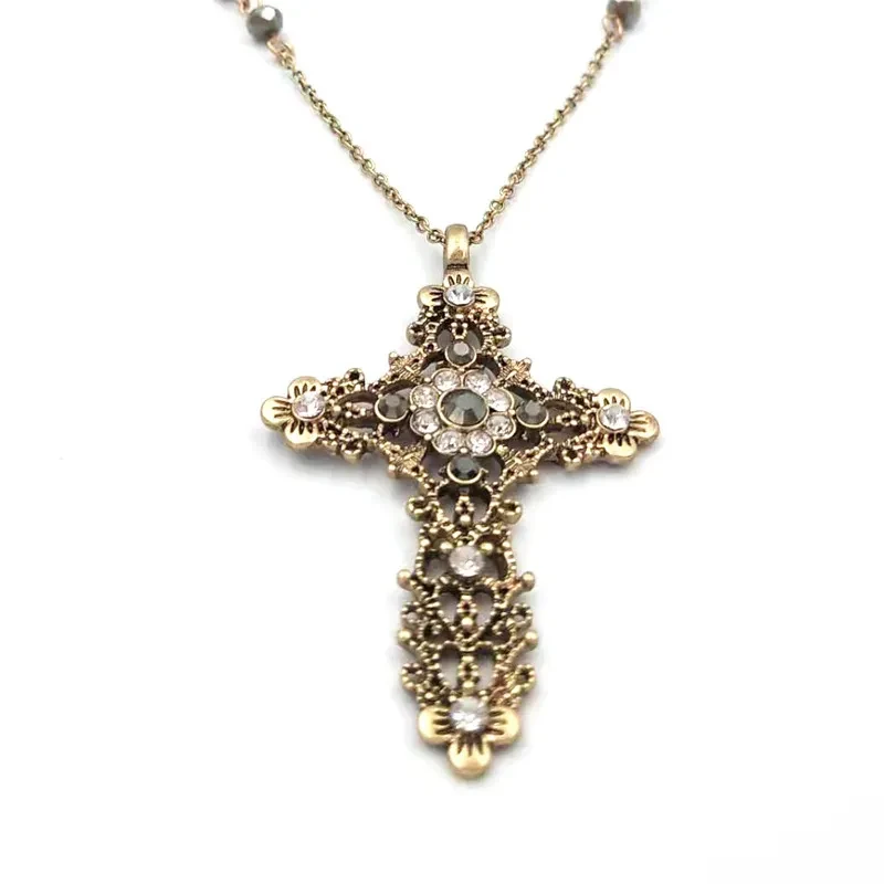Long Cross Necklace