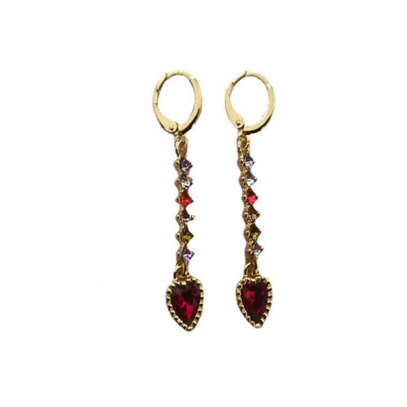 Women's Heart-shaped Fashion Colorful Earrings
