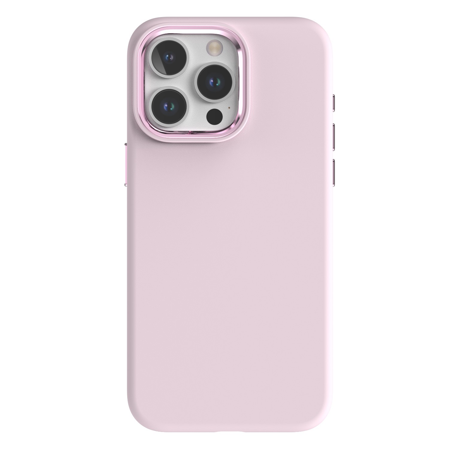 Full-cover Solid Color Liquid Silicone Metal Phone Case