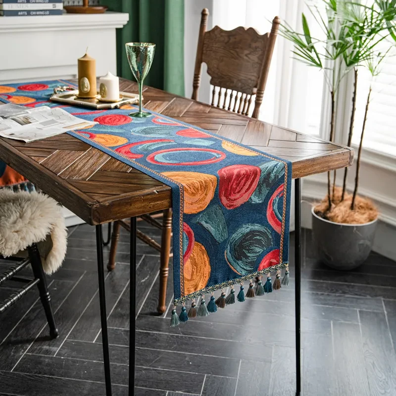 Vintage Woven Tablecloth