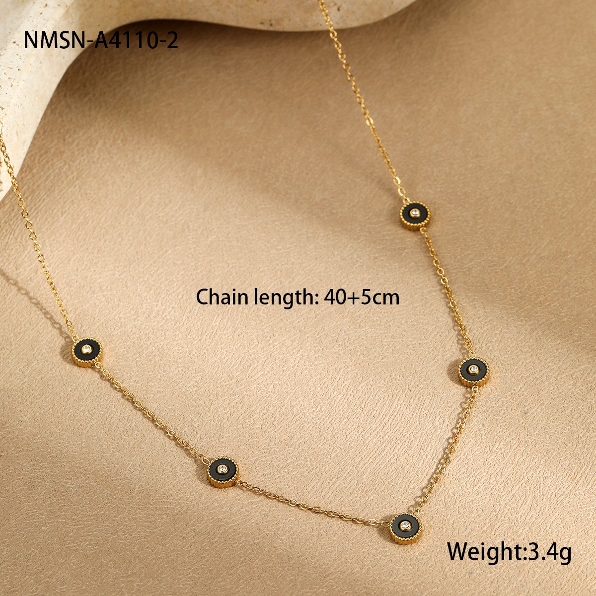 Light Luxury Fritillary Stainless Steel Bracelet 18K Gold Plating Exquisite Design Sense Ornament