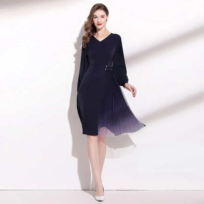 Navy Blue Dress
