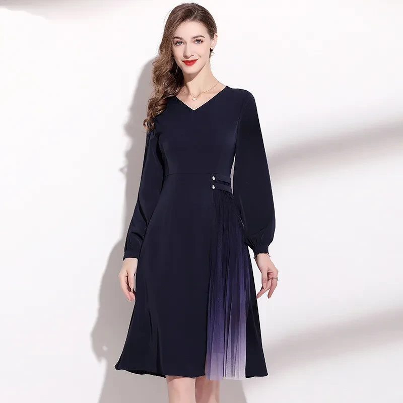 Navy Blue Dress