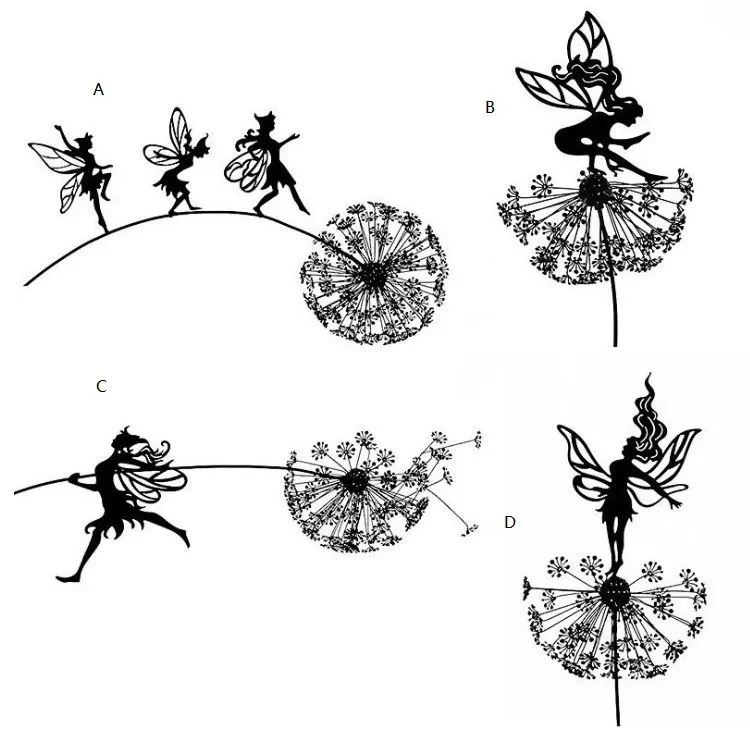 Wire Dandelion Sculpture
