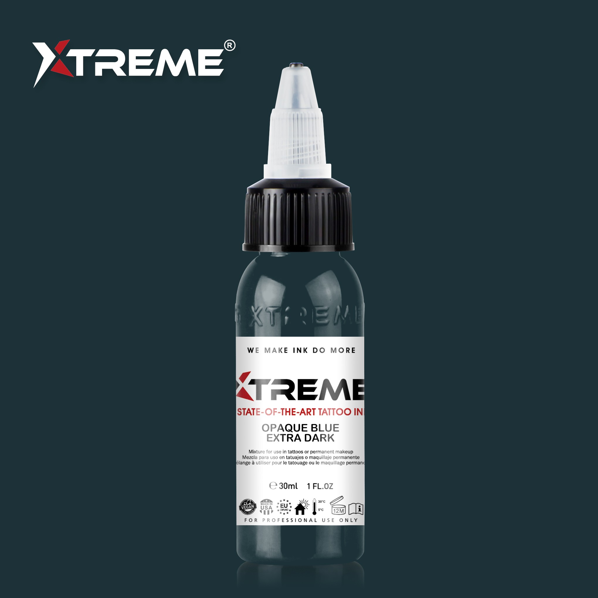 Opaque Blue Extra Dark  Xtreme Ink