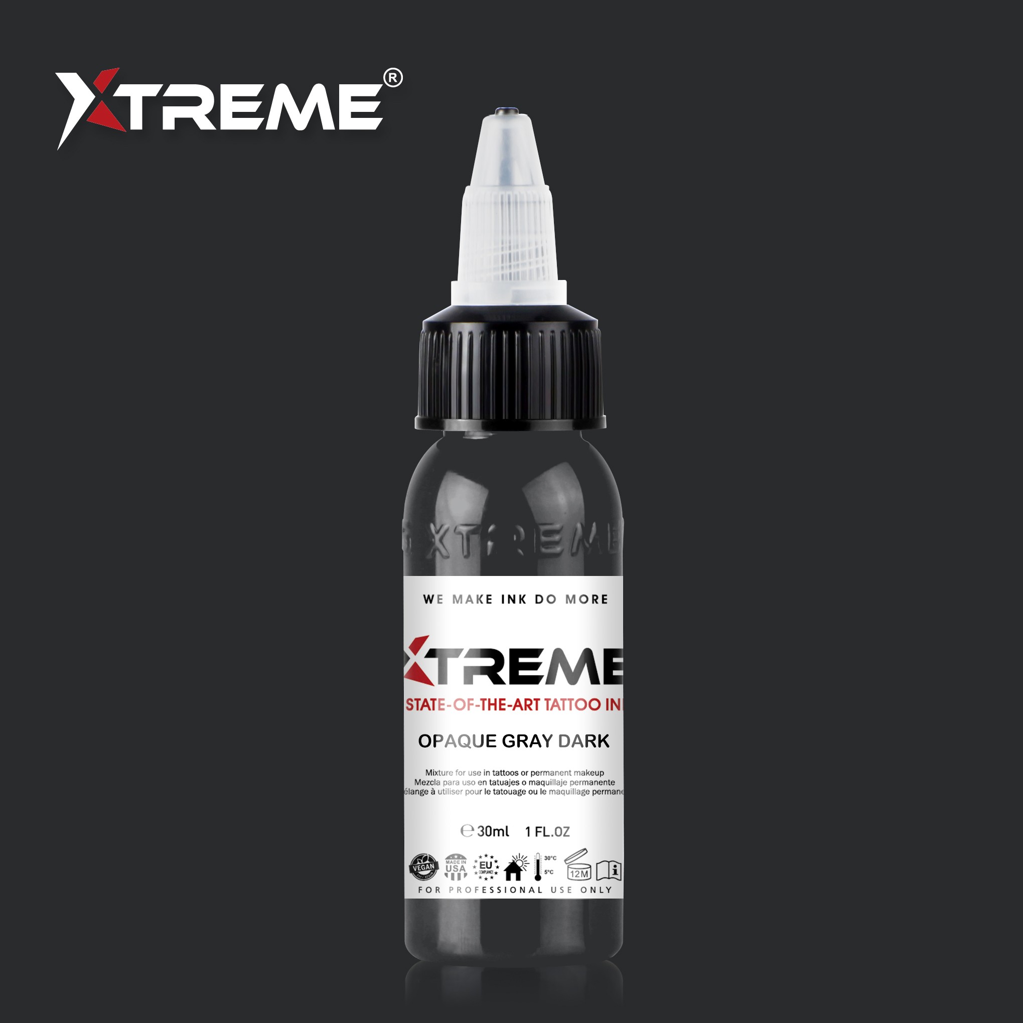 Opaque Gray Dark  Xtreme Ink