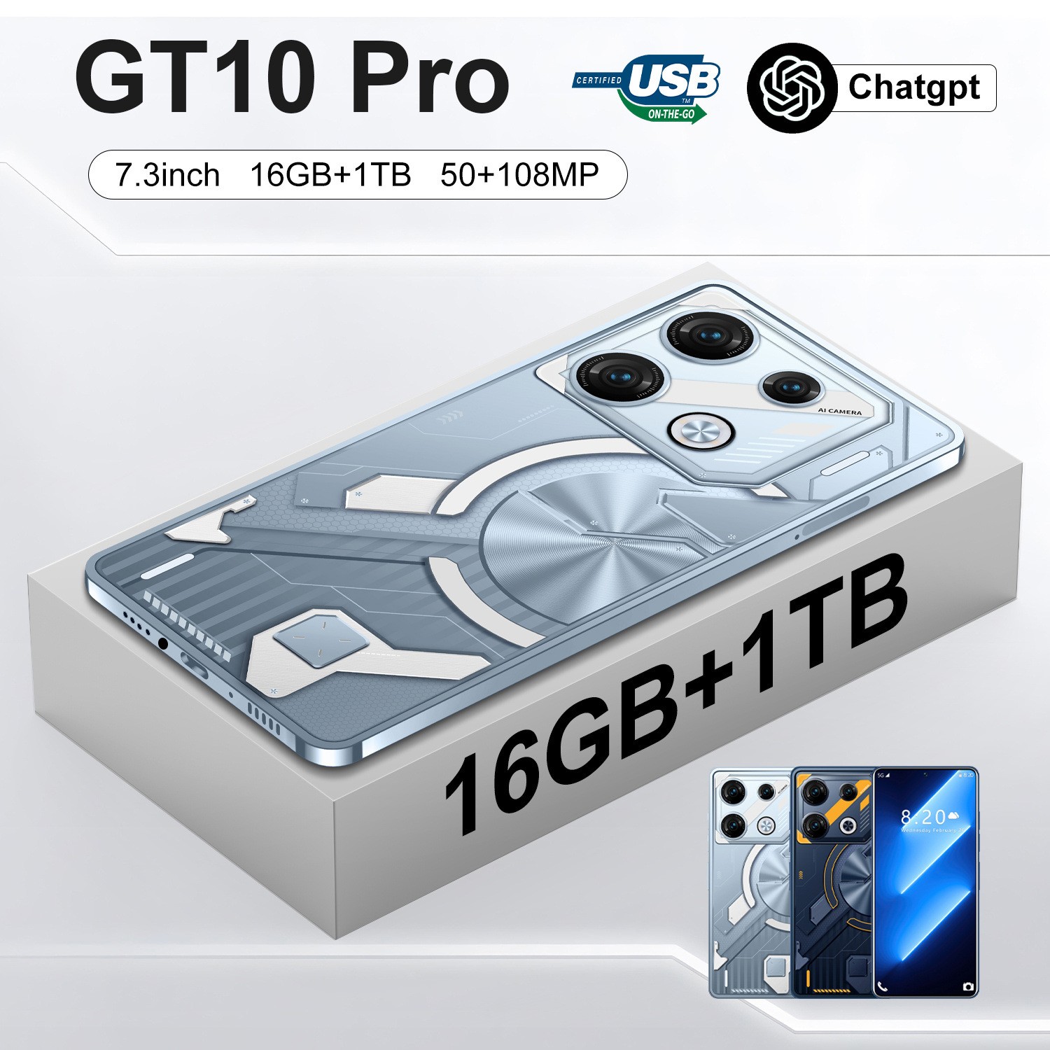 Portable Home Fashion GT10 Pro Android Phone