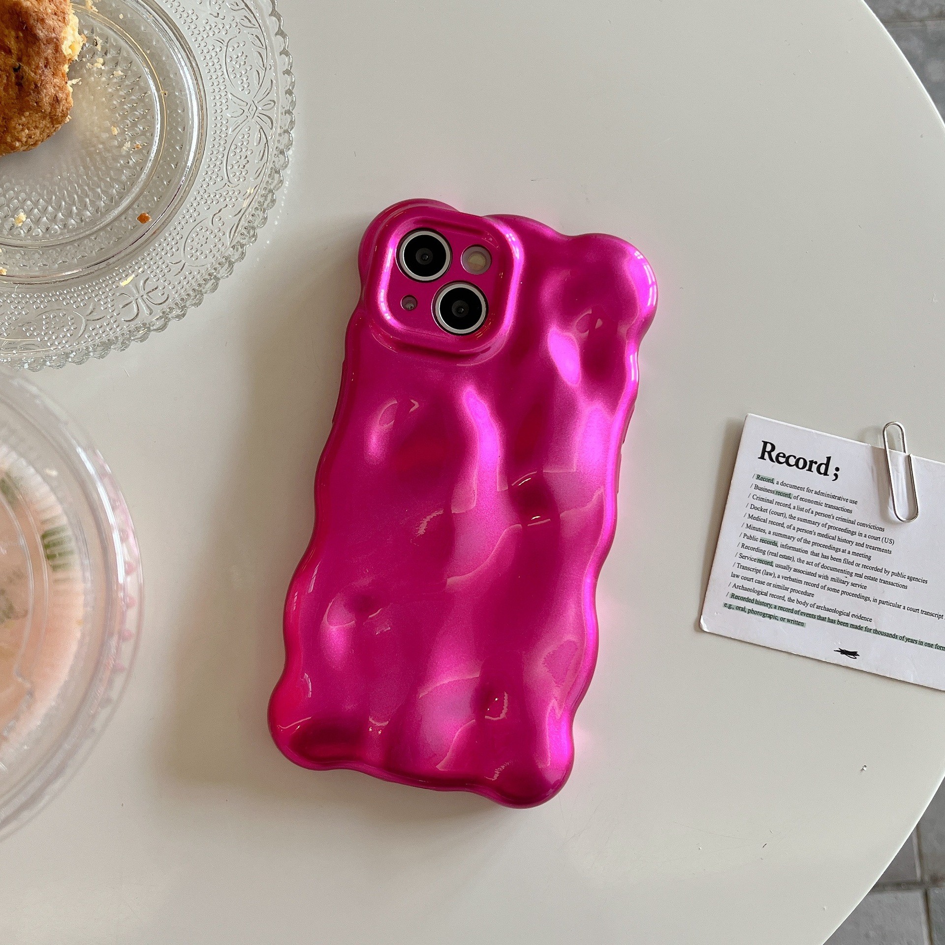 Ankela Wine Red For 16pro Max Phone Case