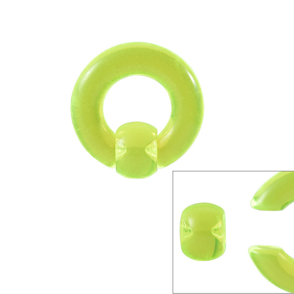 Big Size 11 Color Acrylic Bcr Card Ball Earrings