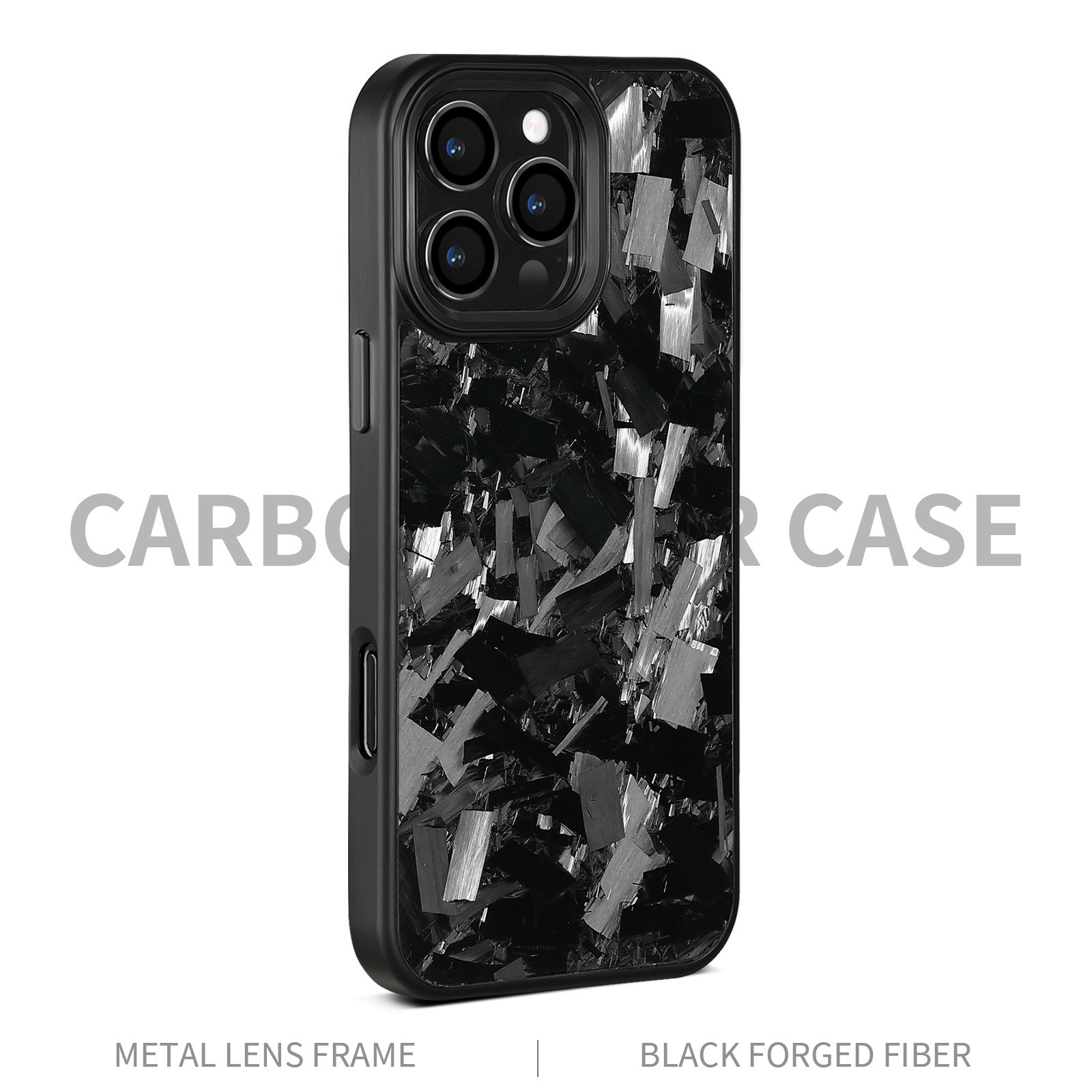 Metal Frame Forged Pattern Mobile Phone Protective Shell