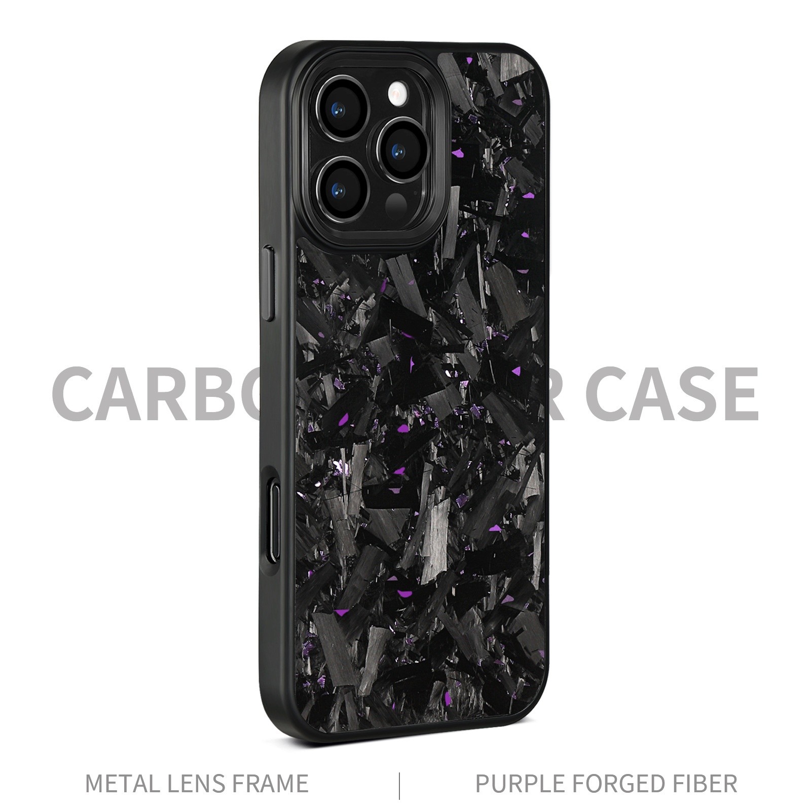 Metal Frame Forged Pattern Mobile Phone Protective Shell