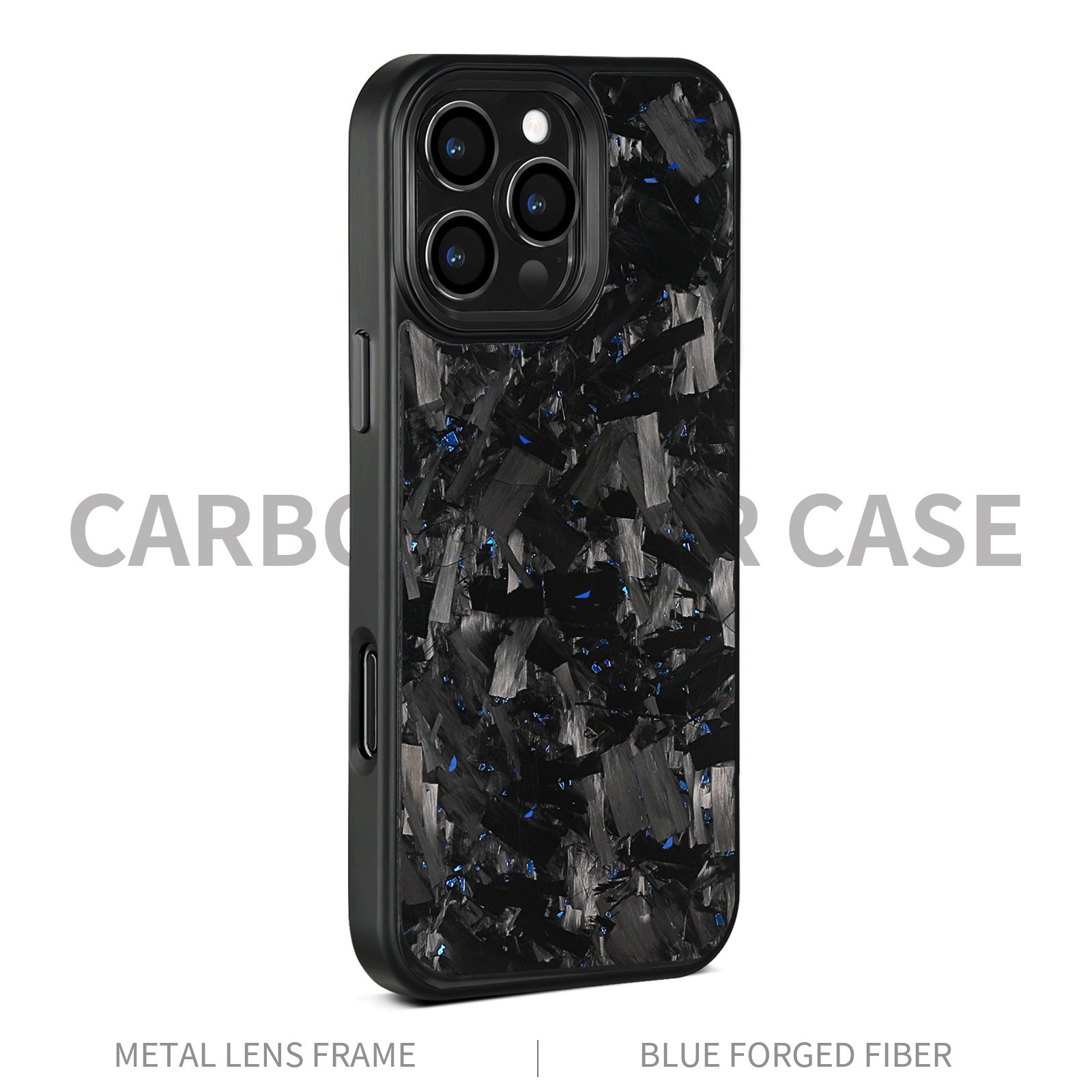 Metal Frame Forged Pattern Mobile Phone Protective Shell