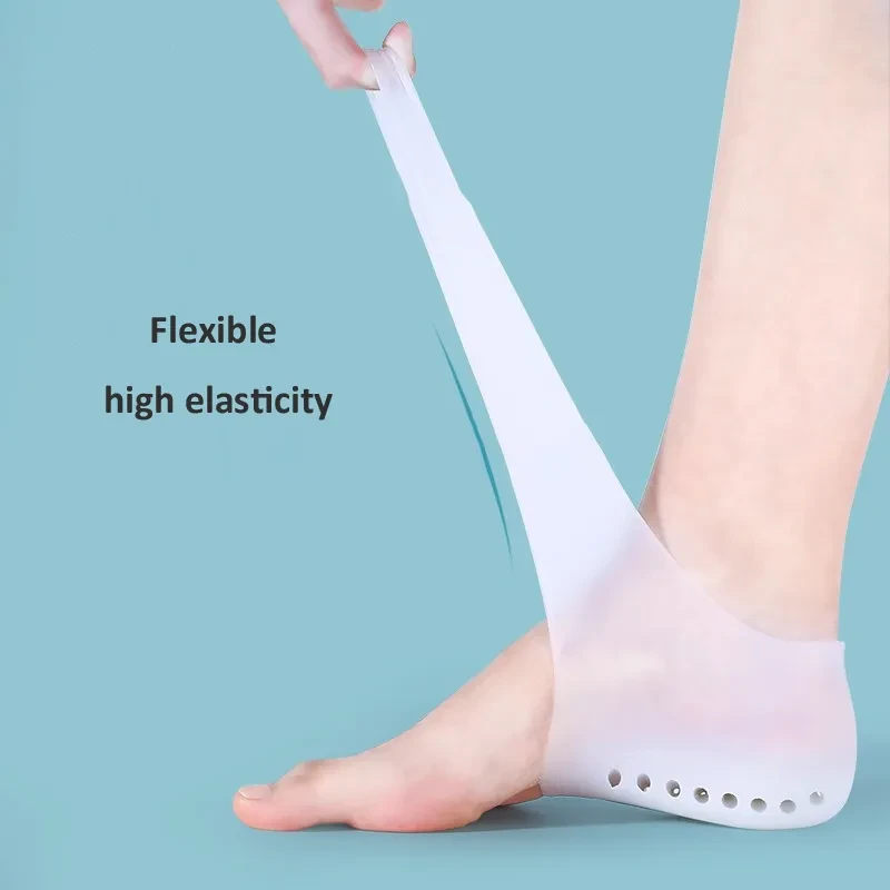Super Elastic Heightening Insole Low Part Breathable Silicone Men And Women