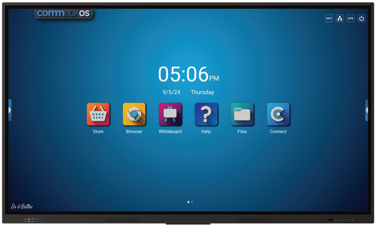 CommBox Interactive Atom 65" 4K Touchscreen