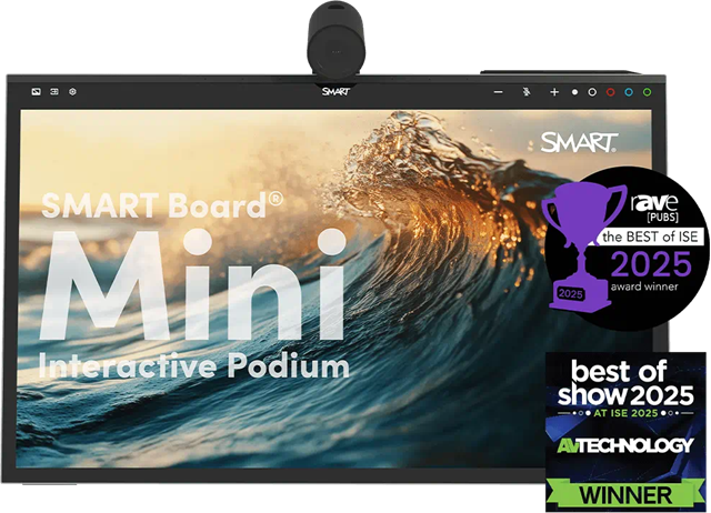 SMART Board Mini 727 Podium with i5 OPS PC & SMART Meeting Pro