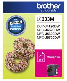 Brother LC233M Magenta Ink Cartridge