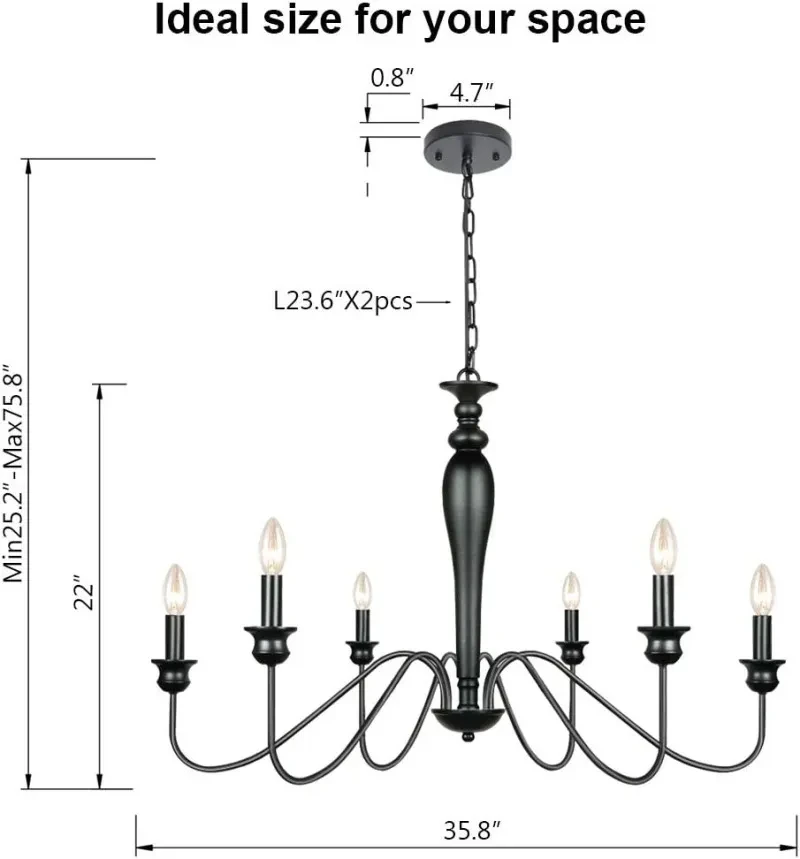Black Chandelier