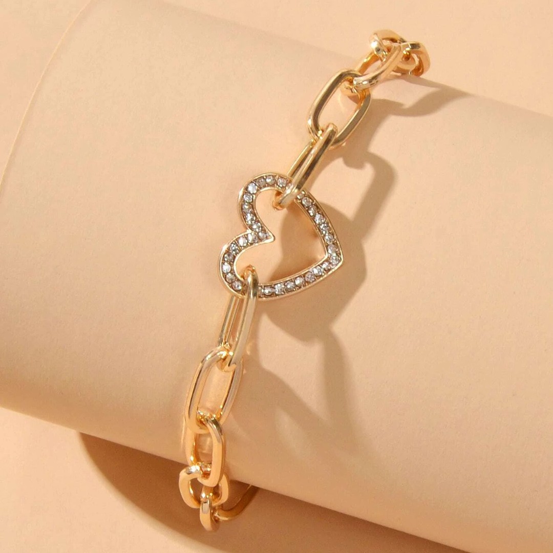 Love Pendant Clip Bracelet Street Women